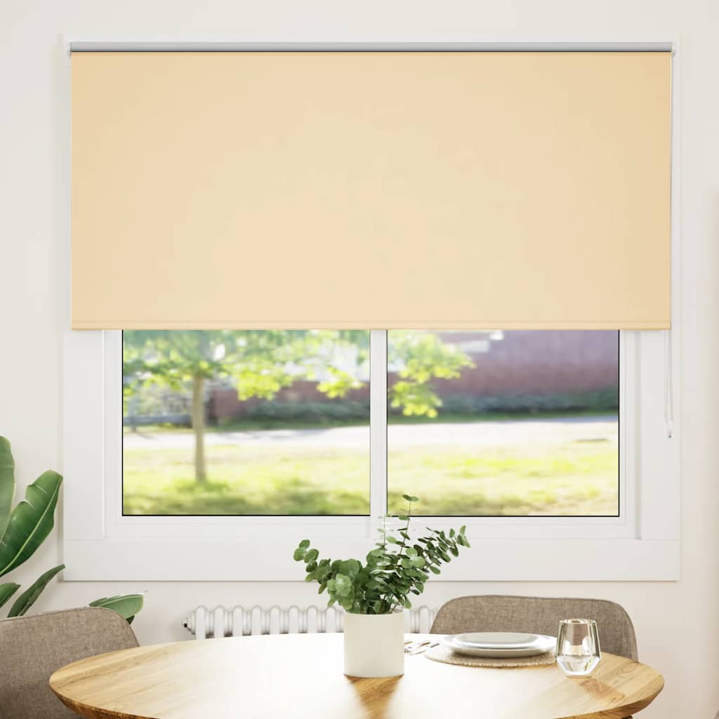 Store occultant beige 155x150 cm Largeur tissu 151,6 cm