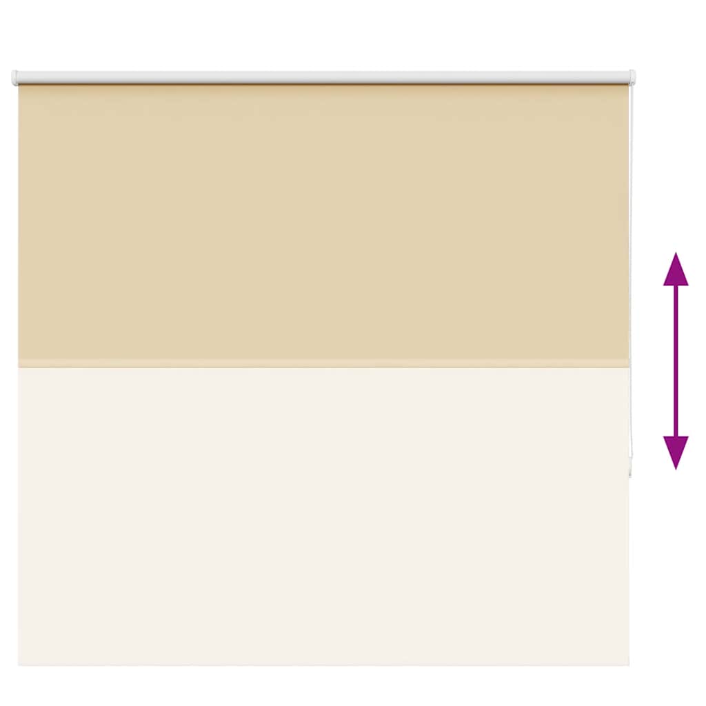 Store occultant beige 155x150 cm Largeur tissu 151,6 cm