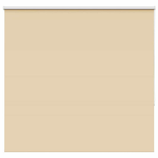 Blackout Roller Blind Beige 160x150 cm Fabric Width 156.6 cm