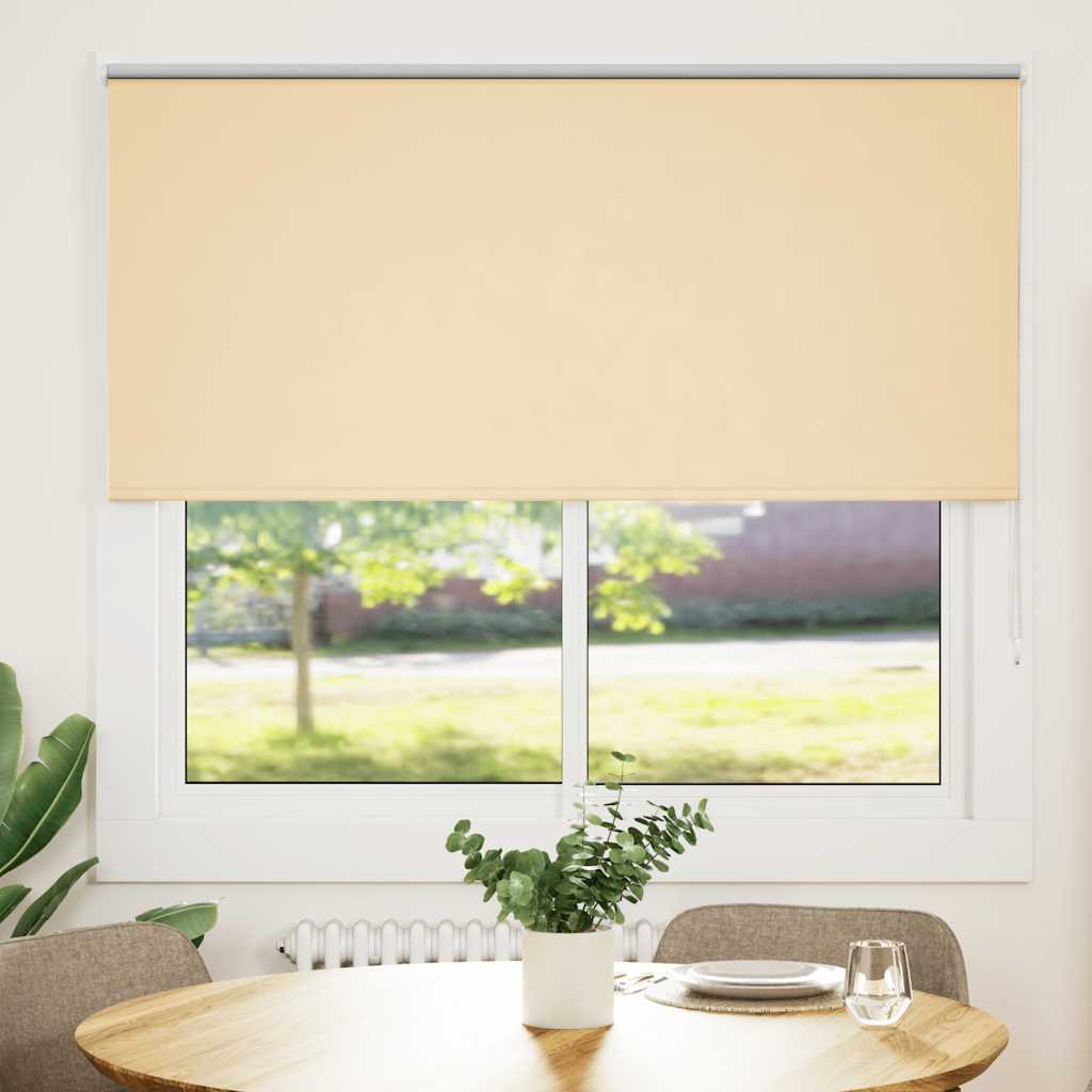 Store occultant beige 165x150 cm largeur du tissu 161,6 cm