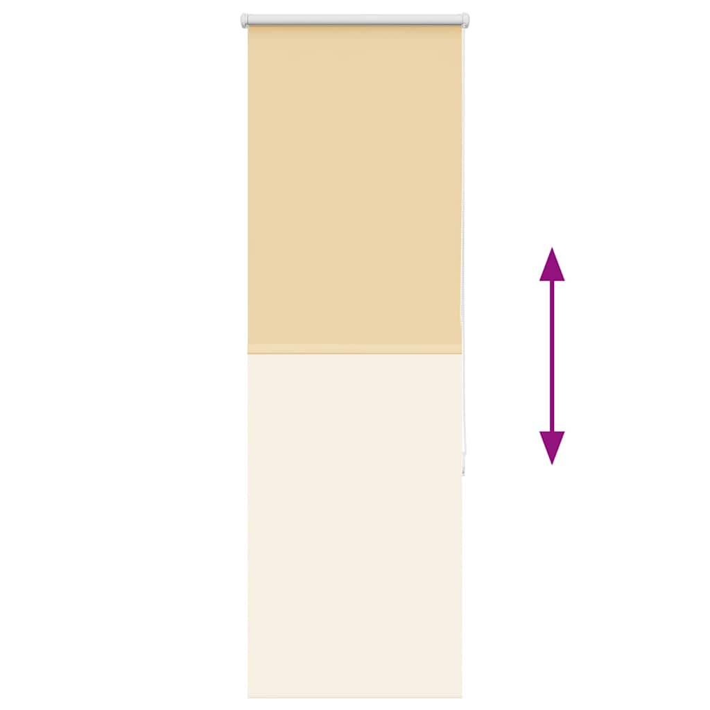 Store occultant Beige 60x175cm Largeur de tissu 55,7 cm Polyester