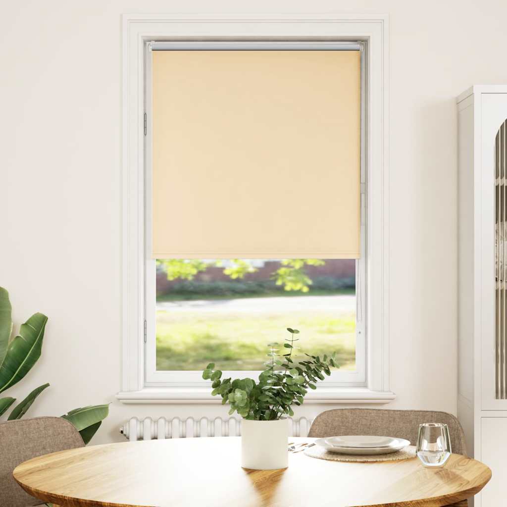 Blackout Roller Blind Beige 70x175cm Fabric Width 65.7 cm Polyester