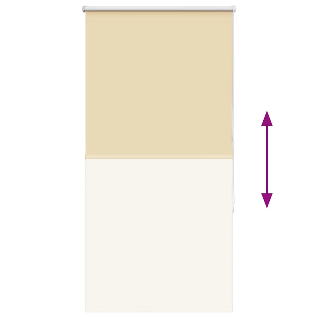 Blackout Roller Blind Beige 70x175cm Fabric Width 65.7 cm Polyester