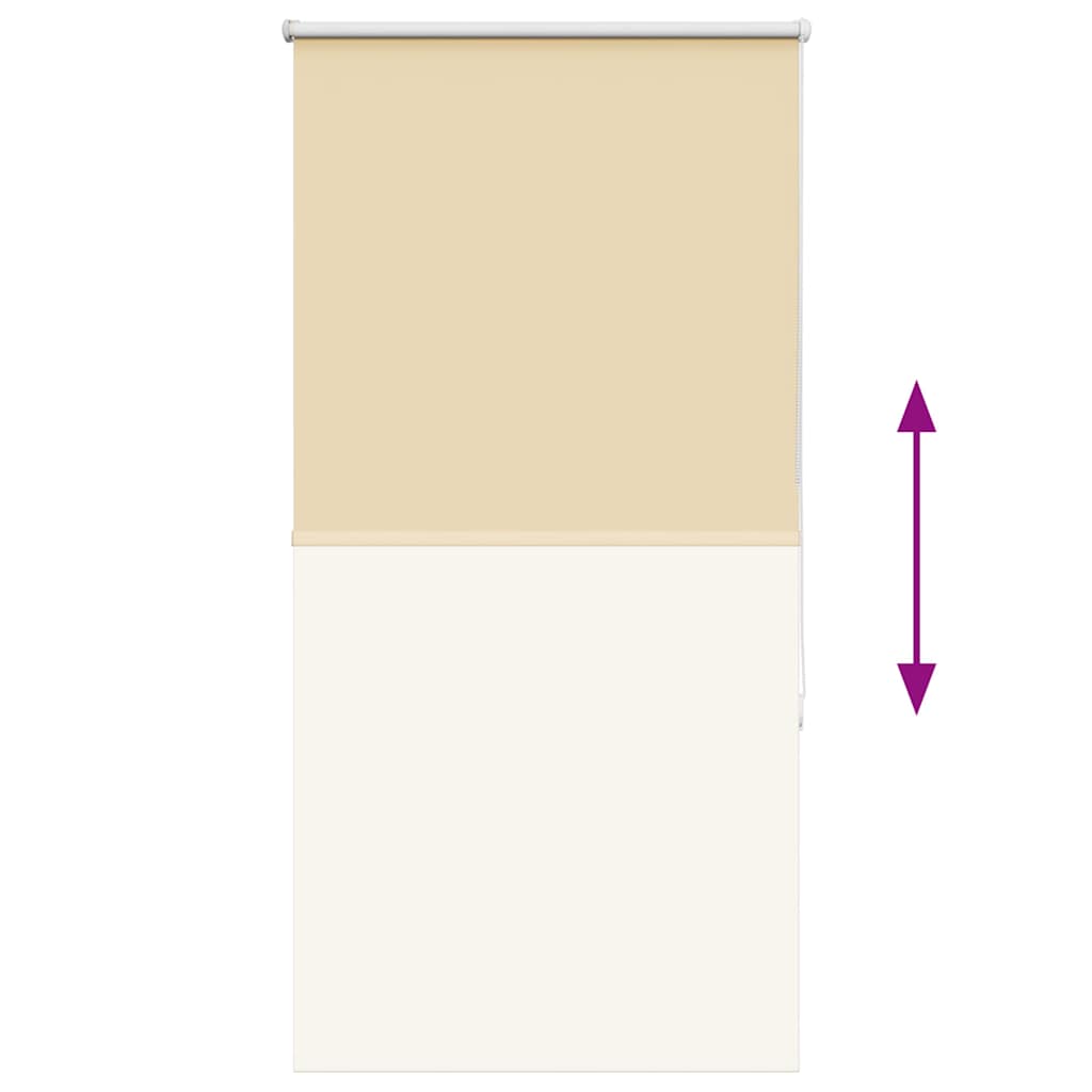 Store occultant beige 80x175cm Largeur du tissu 75,7 cm Polyester