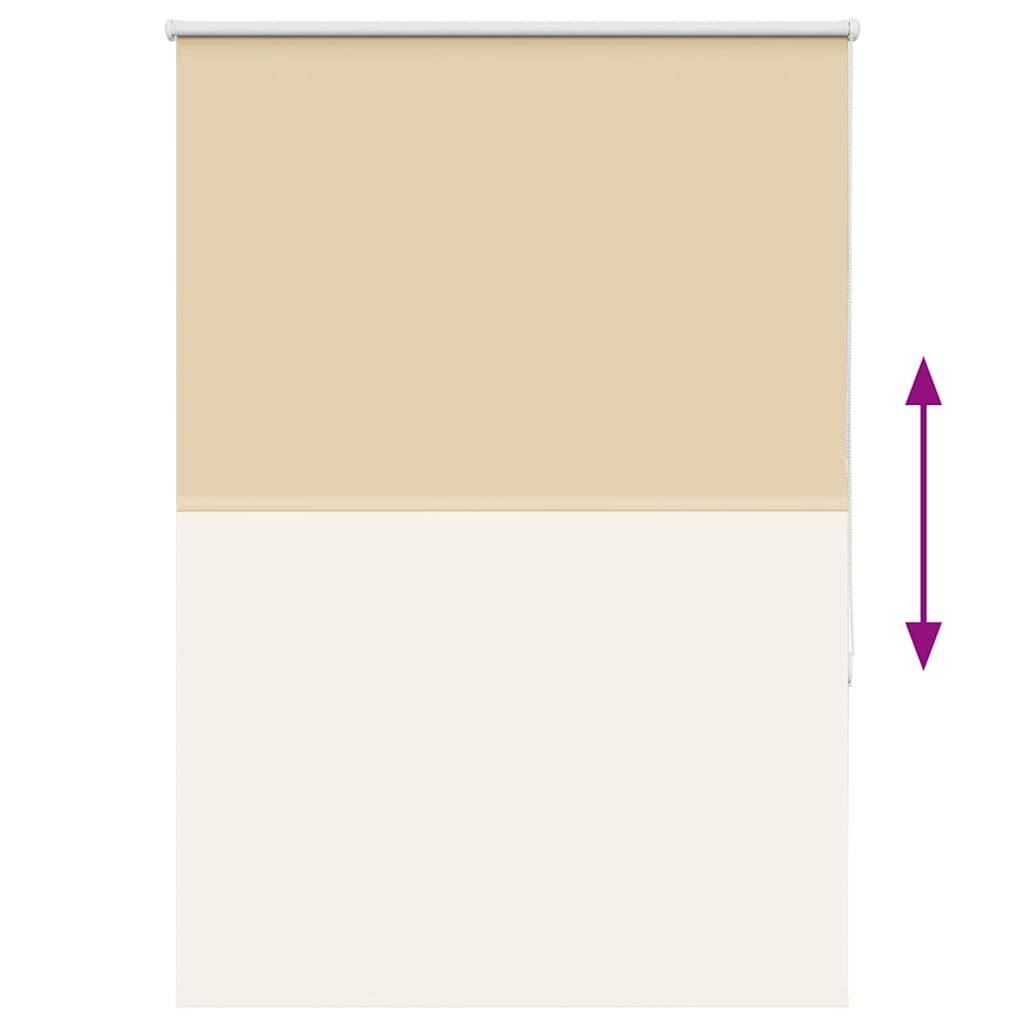 Store occultant beige 110x175 cm largeur du tissu 105,7 cm