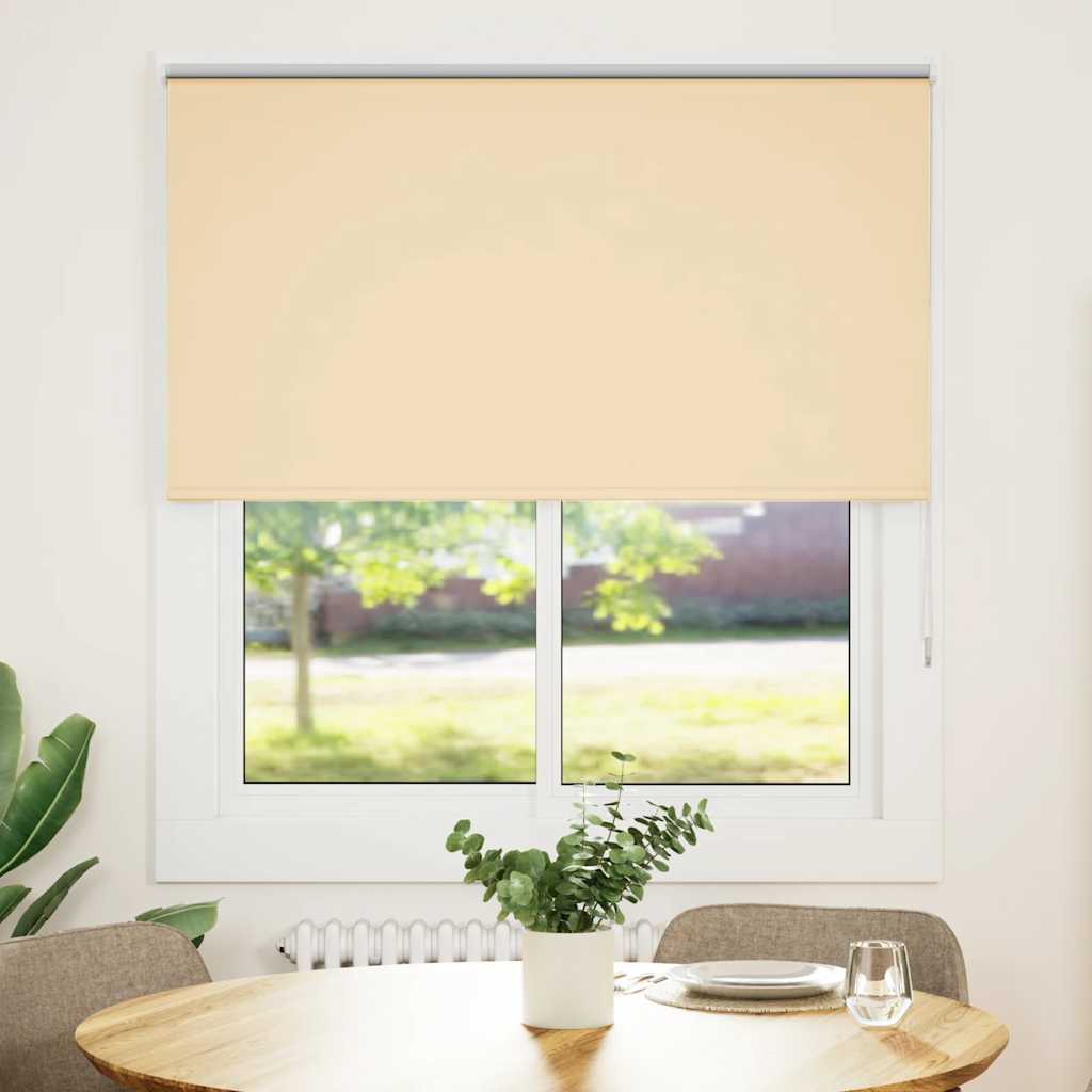 Store occultant beige 135x175 cm largeur du tissu 131,6 cm
