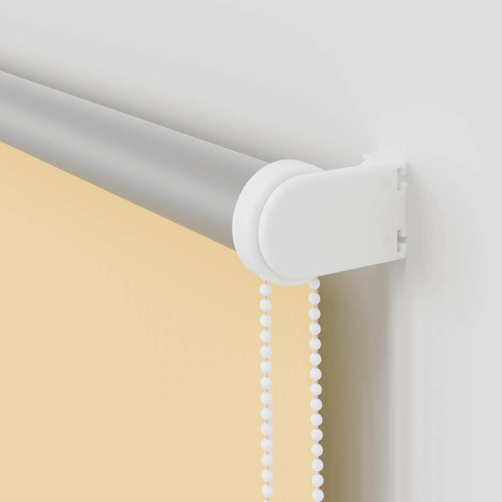 Blackout Roller Blind Beige 140x175 cm Fabric Width 136.6 cm