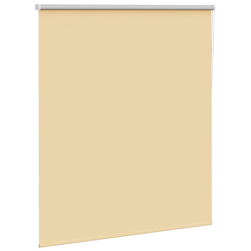 Blackout Roller Blind Beige 140x175 cm Fabric Width 136.6 cm
