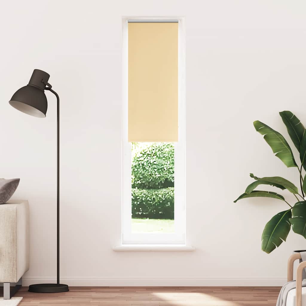 Verdunkelungsrollo Beige 55x210cm Stoffbreite 50,7 cm Polyester