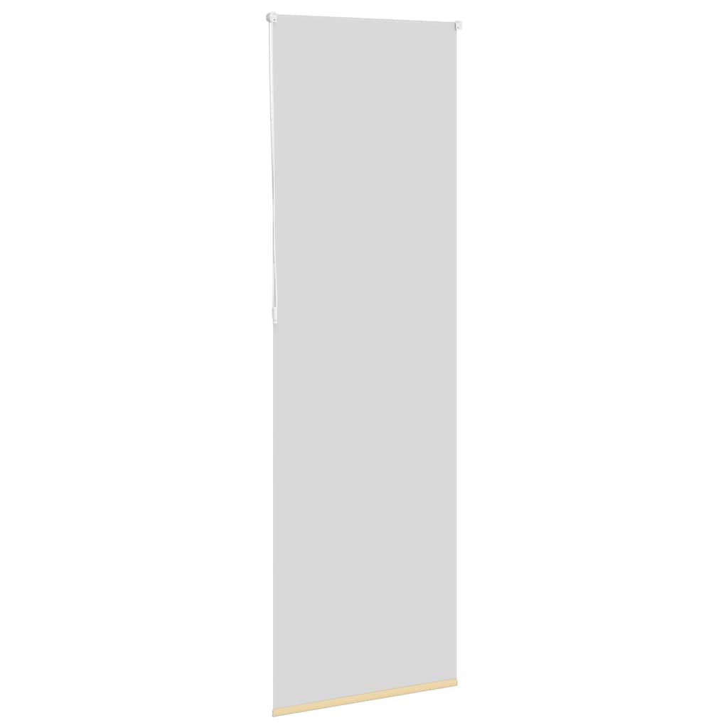 Store occultant beige 70x210cm largeur tissu 65,7 cm polyester