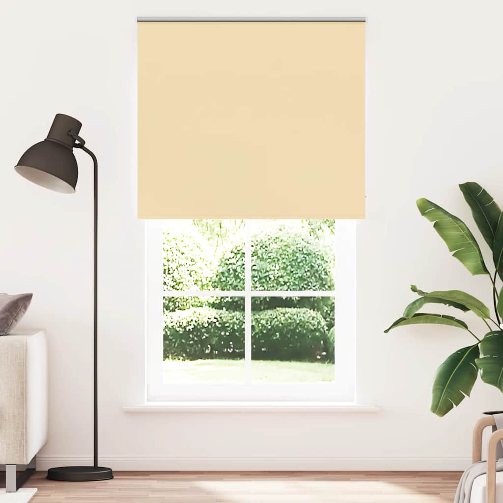 Blackout Roller Blind Beige 135x210 cm Fabric Width 131.6 cm