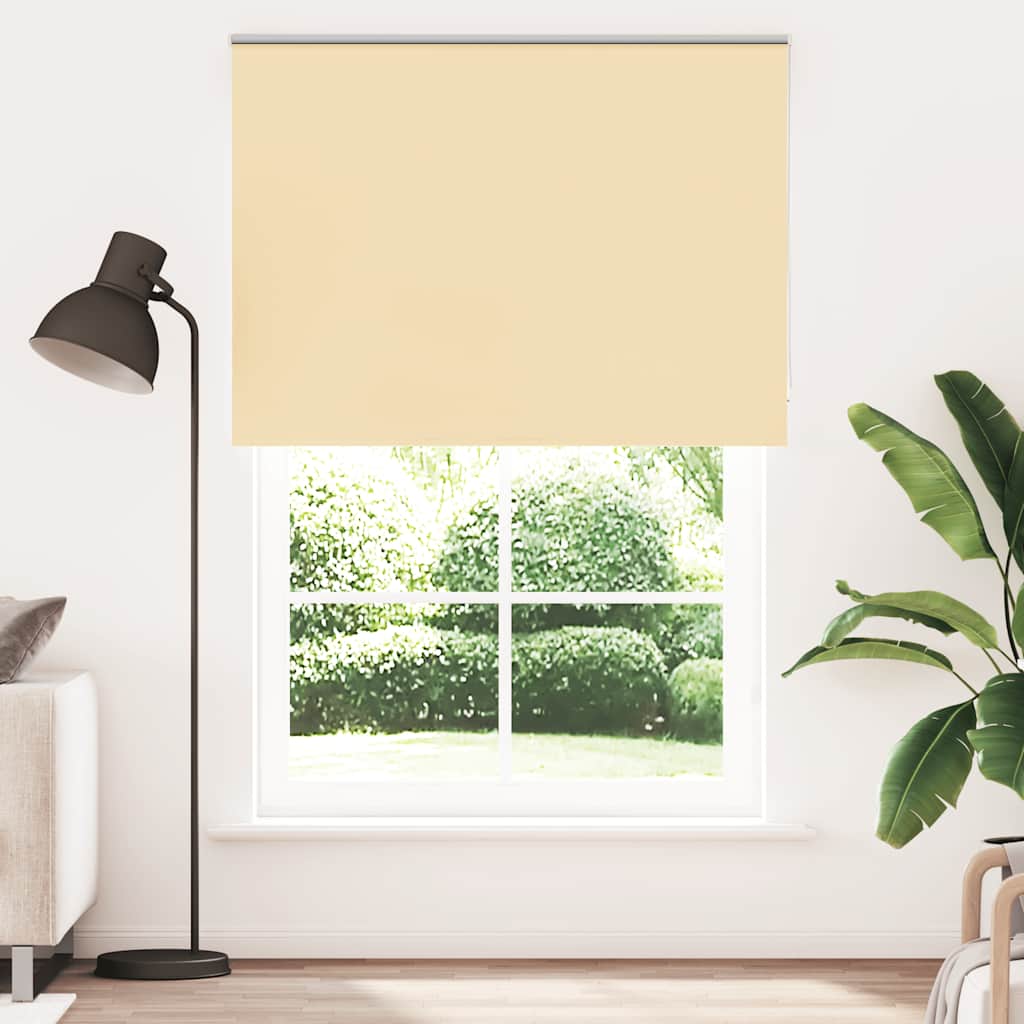 Blackout Roller Blind Beige 155x210 cm Fabric Width 151.6 cm
