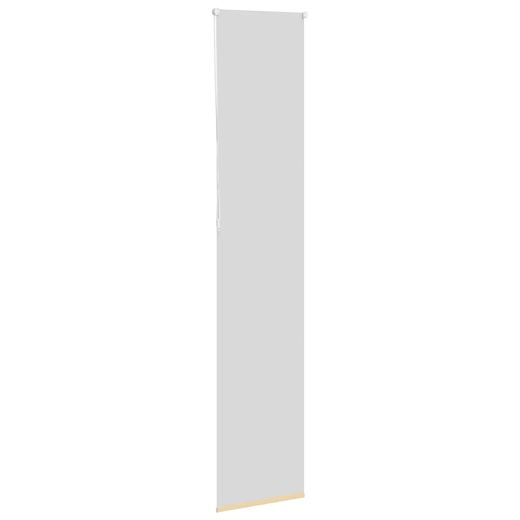 Store occultant beige 50x230cm largeur tissu 45,7 cm polyester