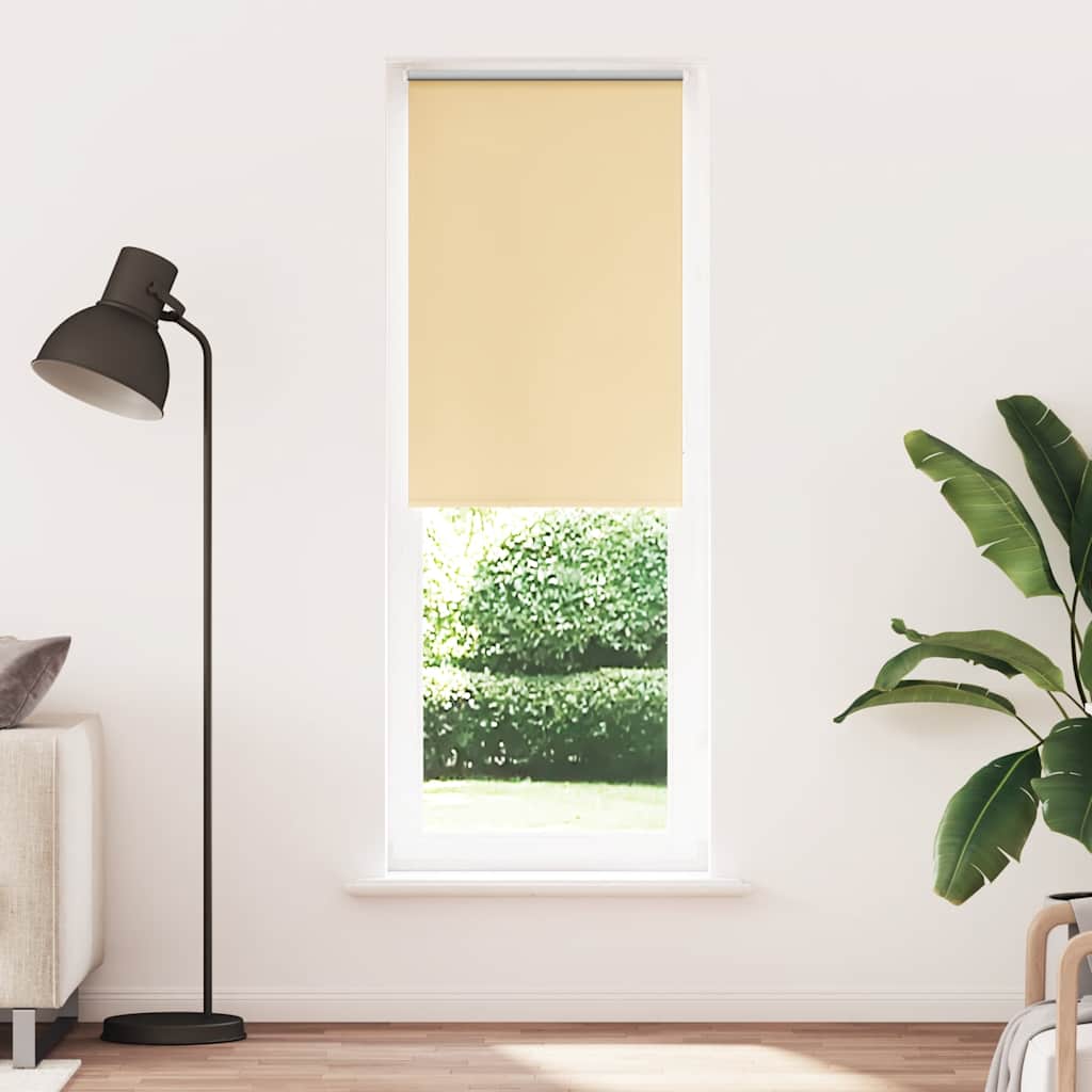 Blackout Roller Blind Beige 70x230cm Fabric Width 65.7 cm Polyester