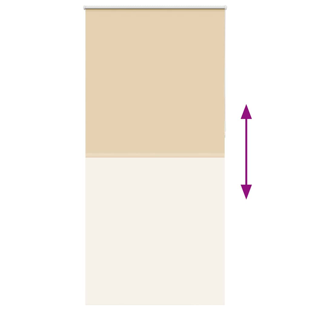 Store occultant beige 105x230 cm largeur du tissu 100,7 cm