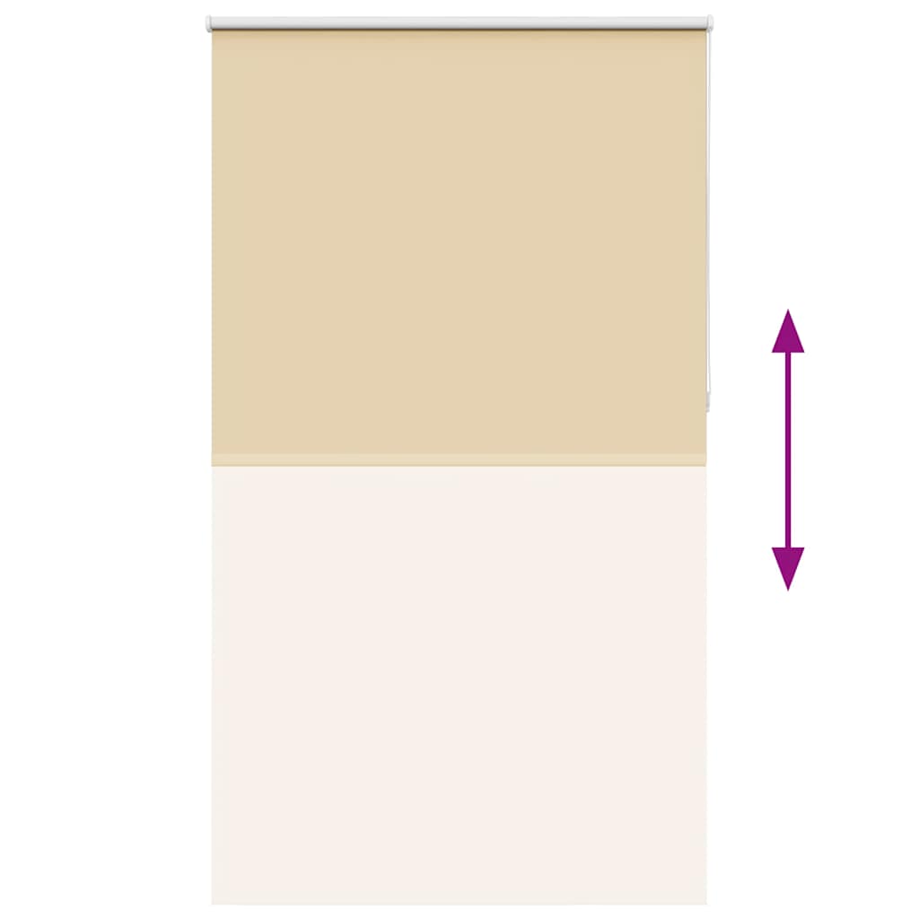 Store occultant beige 140x230 cm Largeur du tissu 136,6 cm