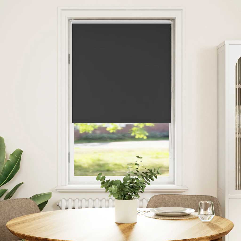 Blackout blind Black 70x130 cm Fabric width 65.7 cm