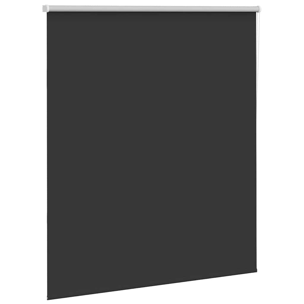 Verdunkelungsrollo Schwarz 125x130 cm Stoffbreite 121,6 cm