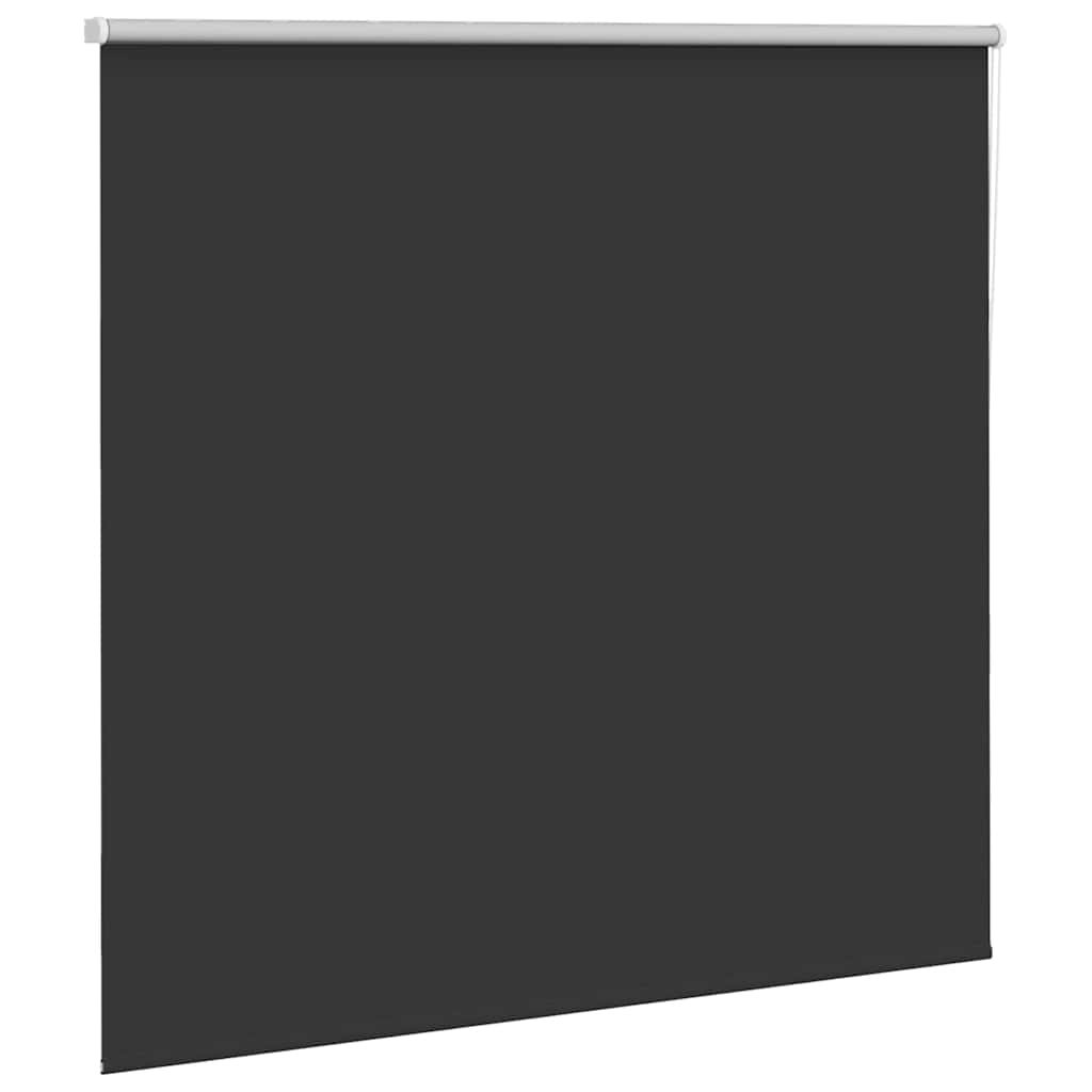 Verdunkelungsrollo Schwarz 155x130 cm Stoffbreite 151,6 cm