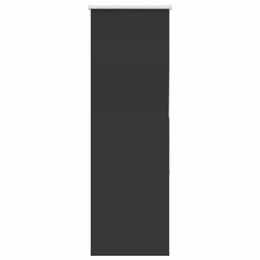 Verdunkelungsrollo Schwarz 55x150 cm Stoffbreite 50,7 cm