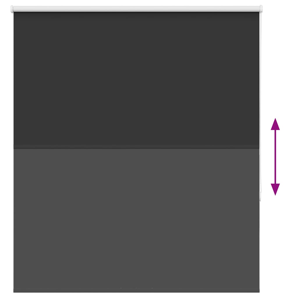 Verdunkelungsrollo Schwarz 135x150 cm Stoffbreite 131,6 cm