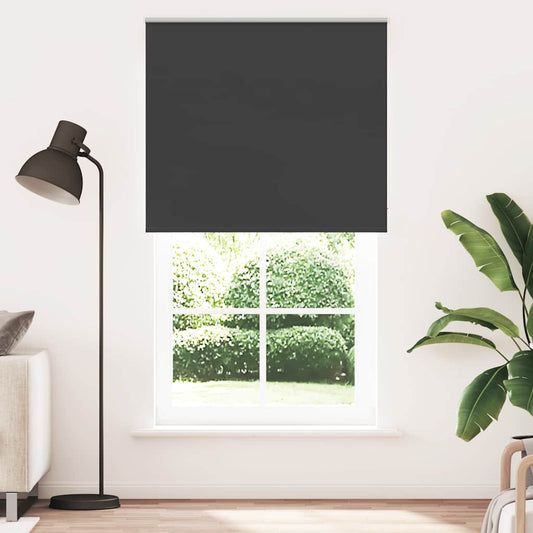 Blackout Blind Black 125x210 cm Fabric Width 121.6 cm