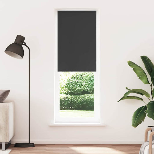 Blackout Blind Black 75x230 cm Fabric Width 70.7 cm