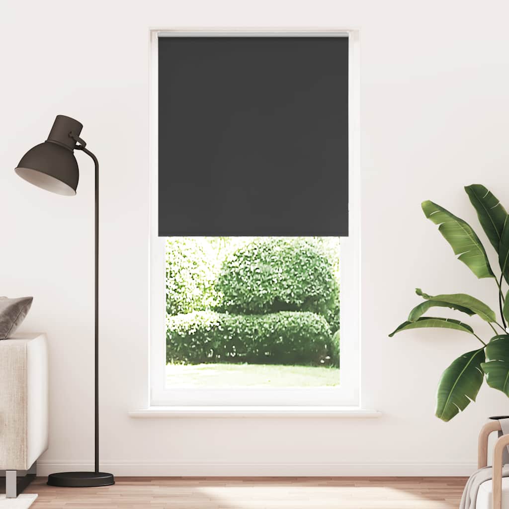 Store occultant noir 95x230 cm largeur du tissu 90,7 cm