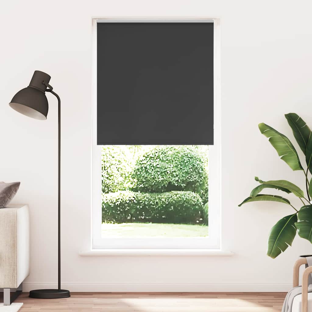 Store occultant noir 105x230 cm largeur de tissu 100,7 cm