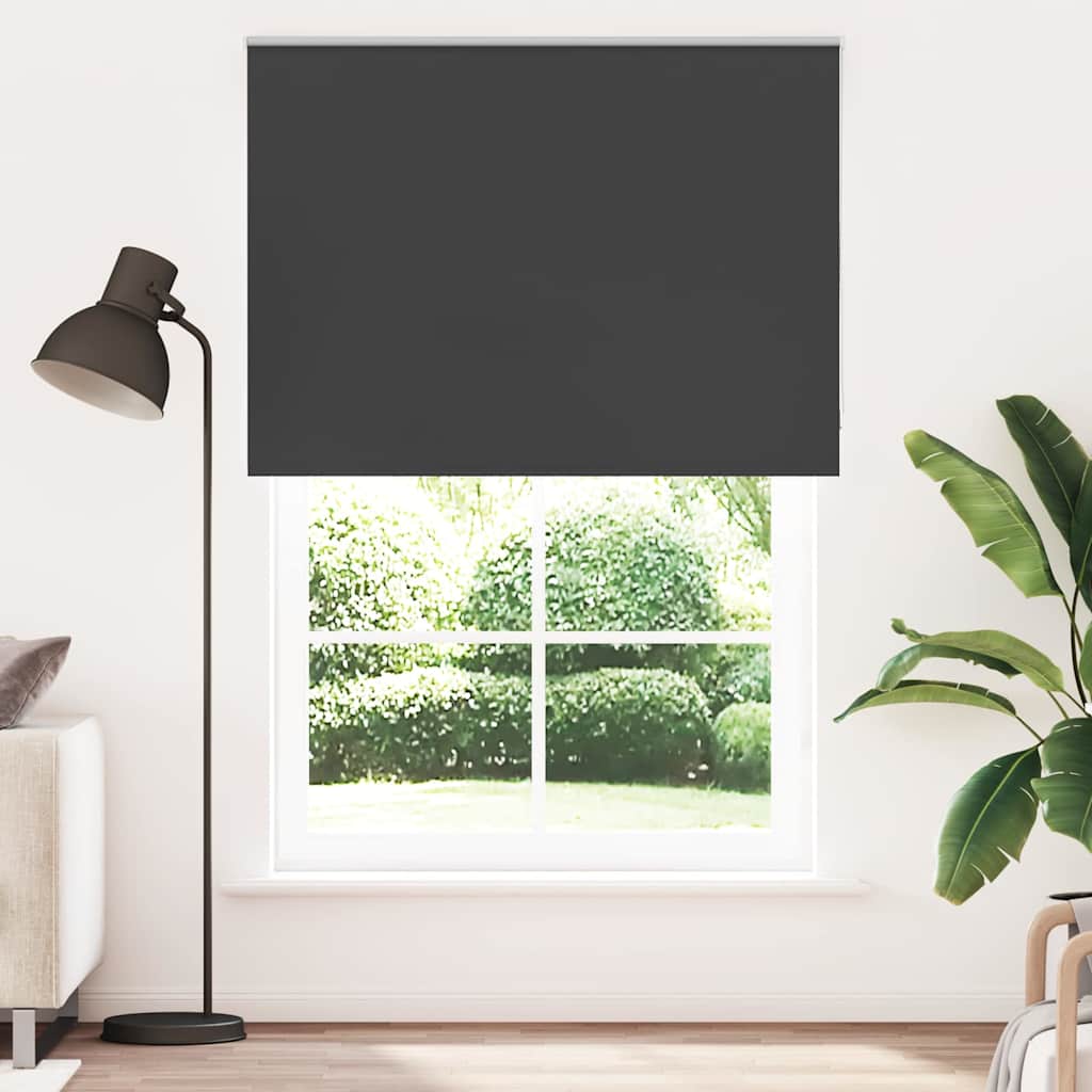 Verdunkelungsrollo Schwarz 165x230 cm Stoffbreite 161,6 cm