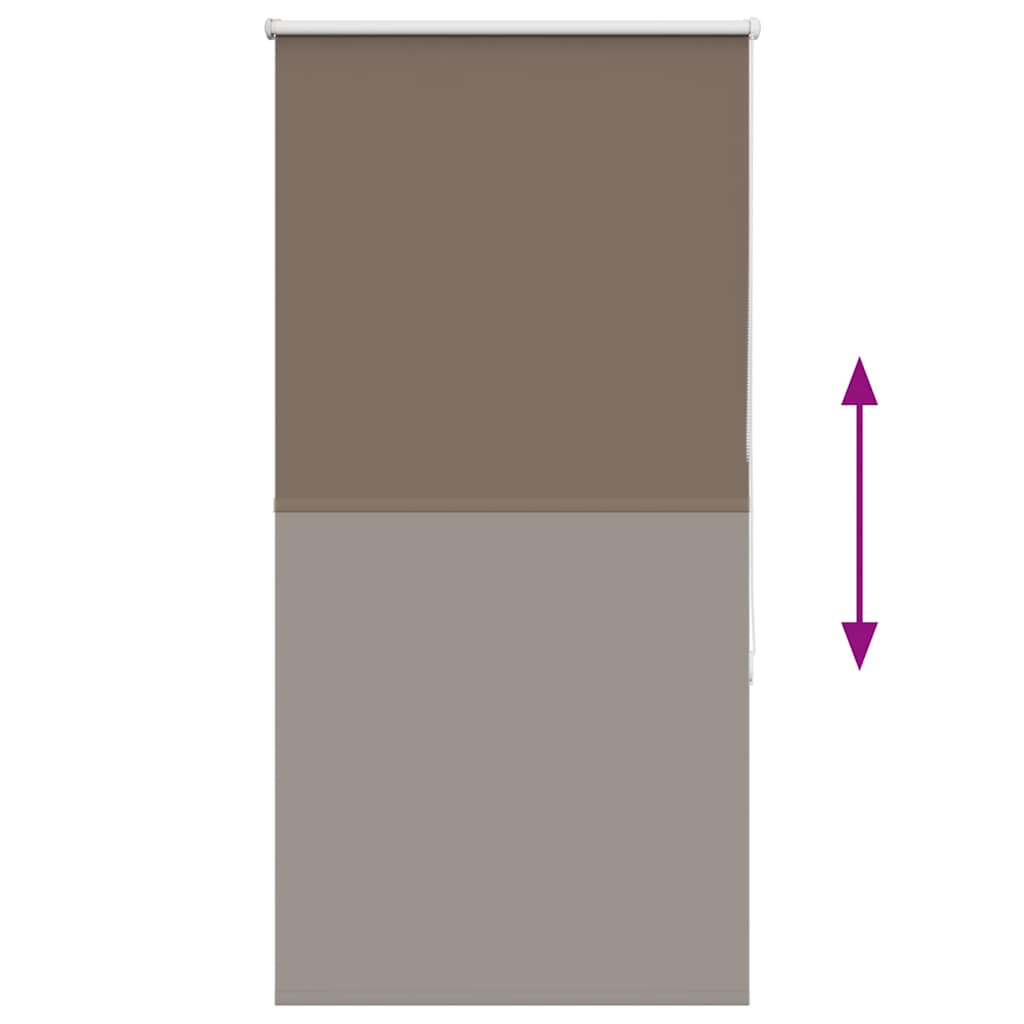 Verdunkelungsrollo Kaffeebraun 70x130cm Stoffbreite 65,7 cm