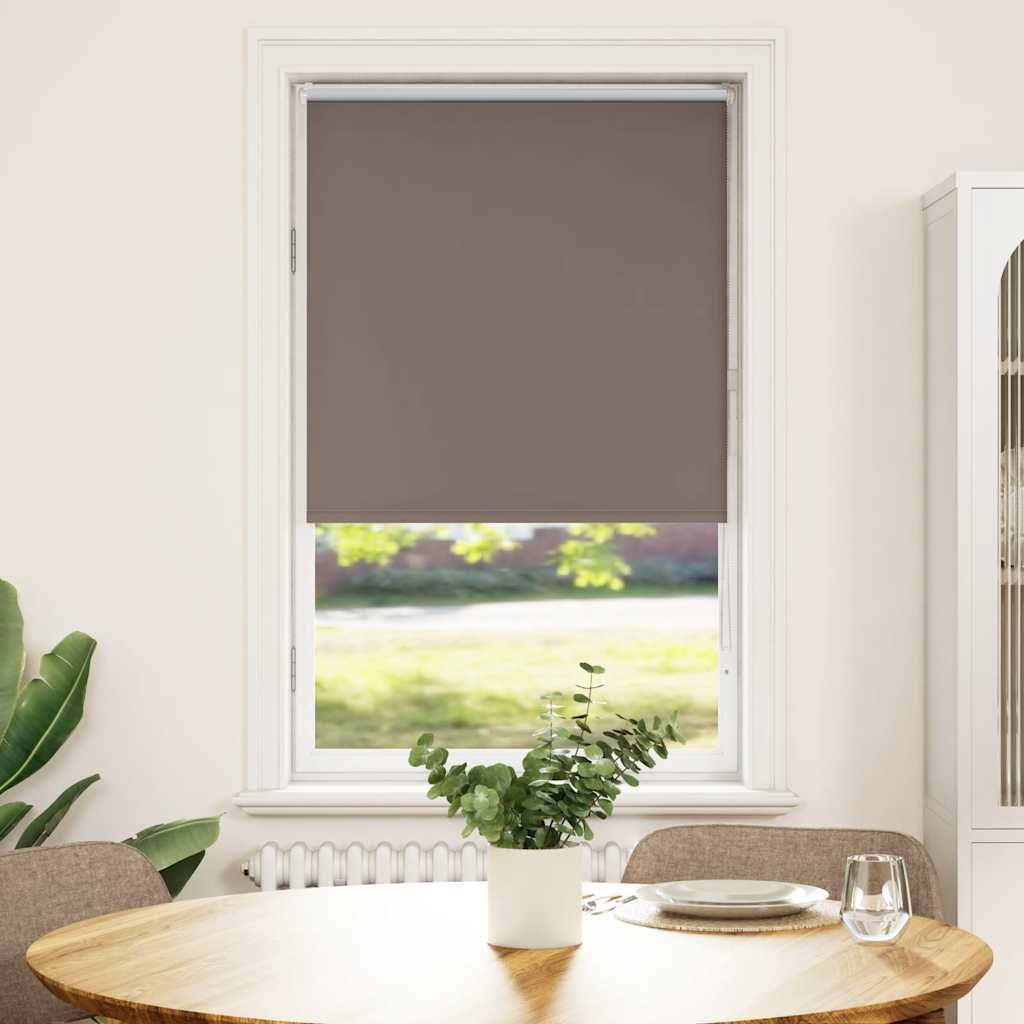 Store occultant marron café 75x130cm Largeur du tissu 70,7 cm