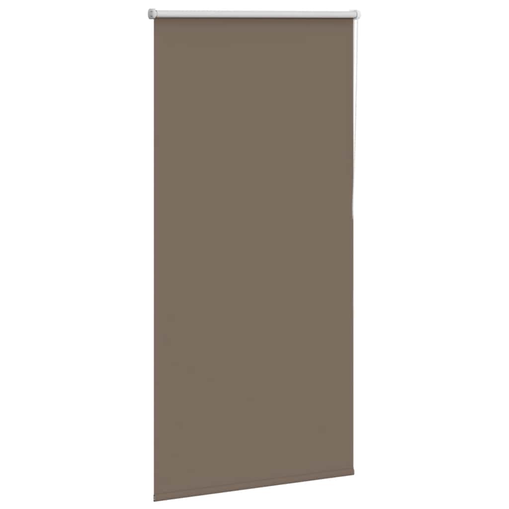 Store occultant marron café 85x130cm Largeur du tissu 80,7 cm