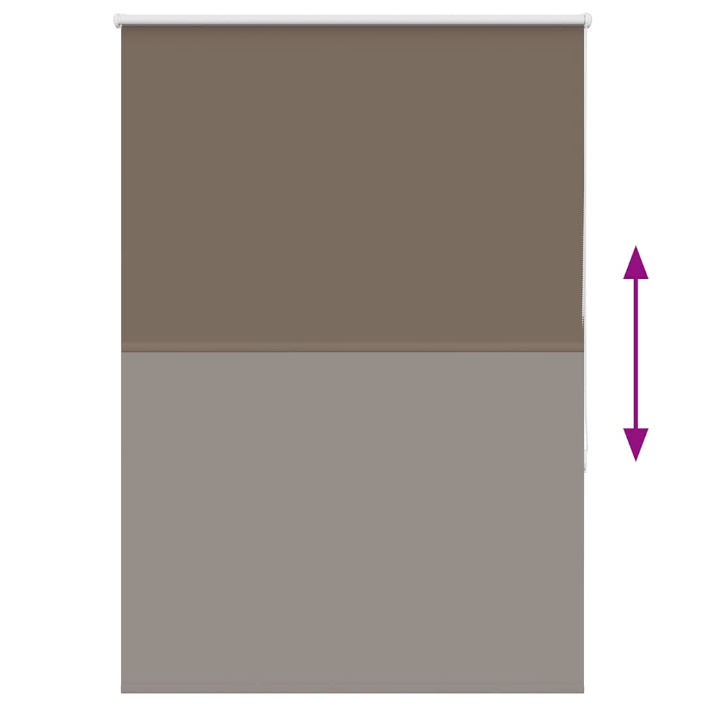 Store occultant brun café 95x130cm Largeur du tissu 90,7 cm