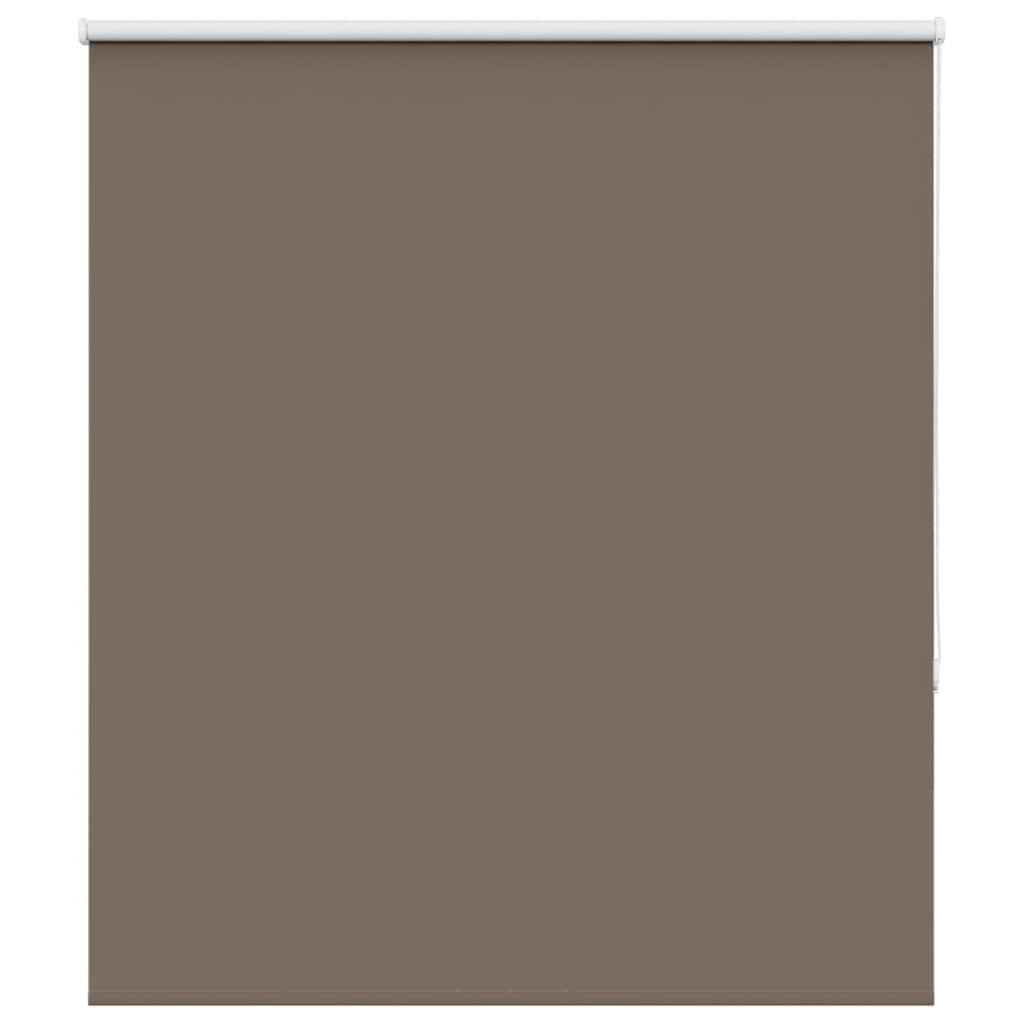Store occultant marron café 130x130cm Largeur du tissu 126,6cm