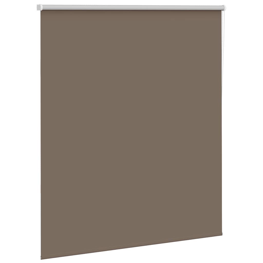 Store occultant marron café 130x130cm Largeur du tissu 126,6cm