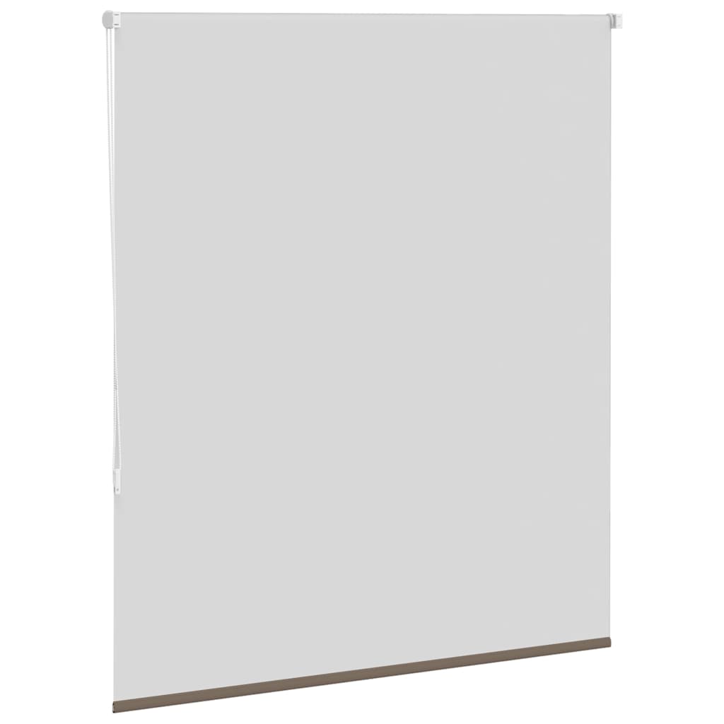 Store occultant marron café 130x130cm Largeur du tissu 126,6cm