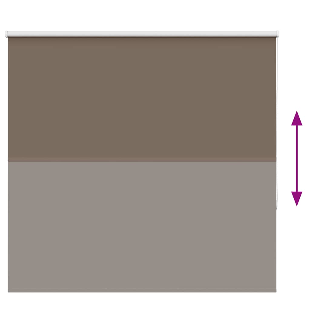 Verdunkelungsrollo Kaffeebraun 160x130cm Stoffbreite 156,6cm