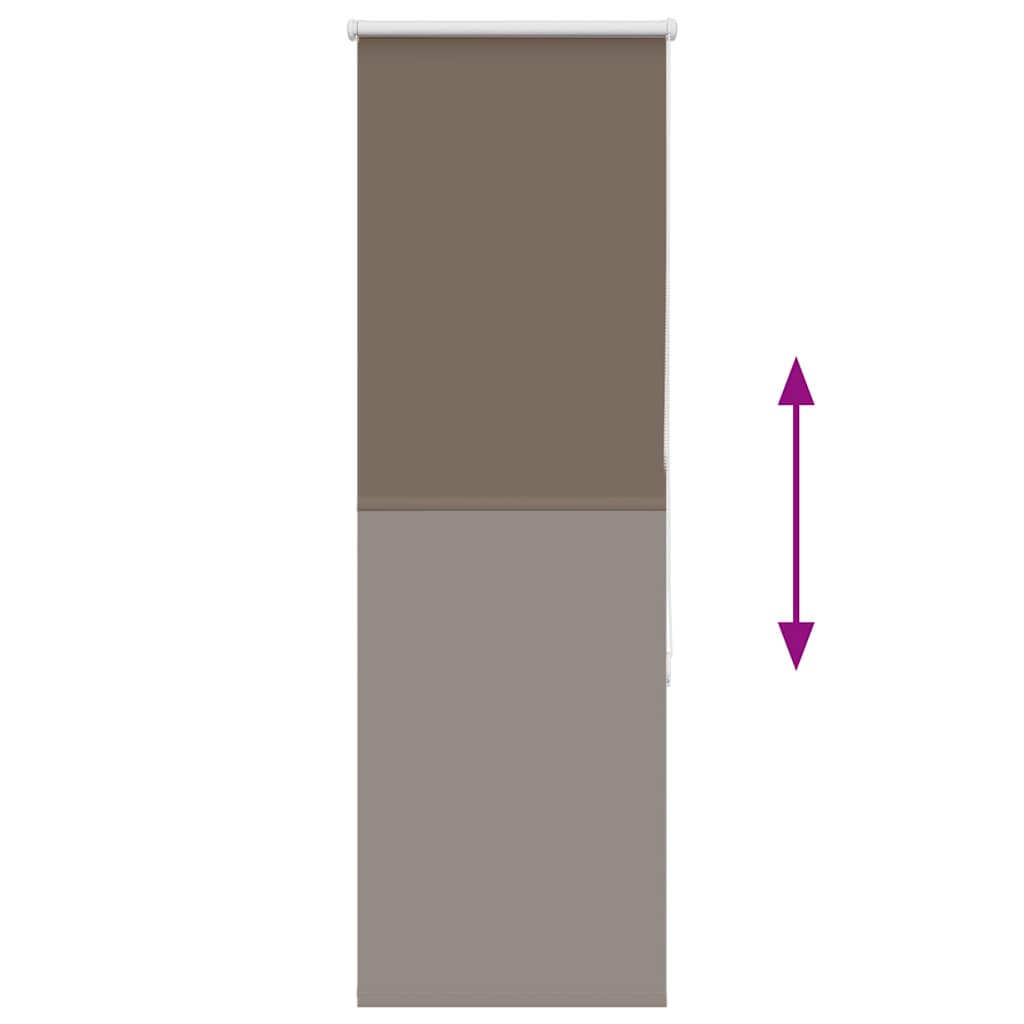 Store occultant Marron Café 50x150cm Largeur de tissu 45,7 cm