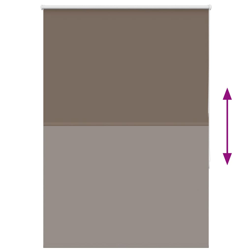 Verdunkelungsrollo Kaffeebraun 110x150 cm Stoffbreite 105,7 cm