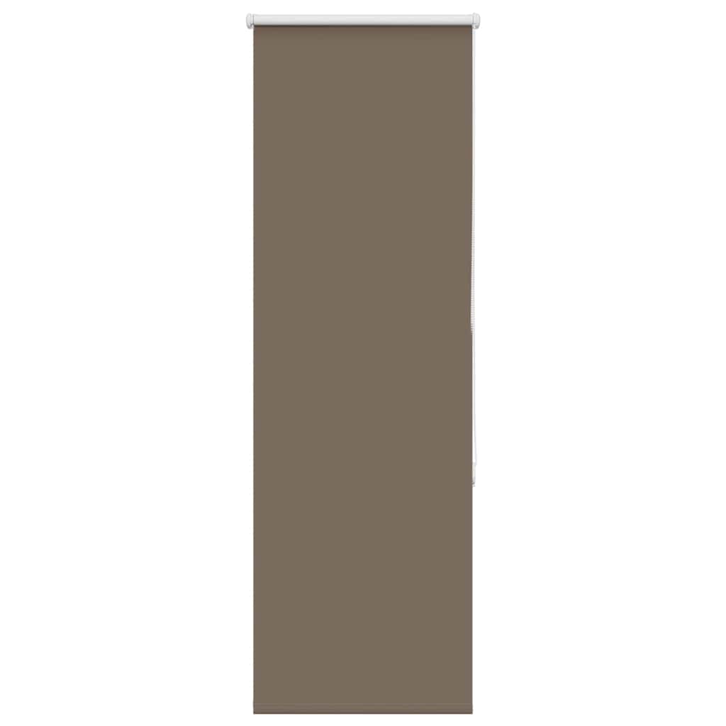 Store occultant marron café 45x175cm Largeur du tissu 40,7 cm