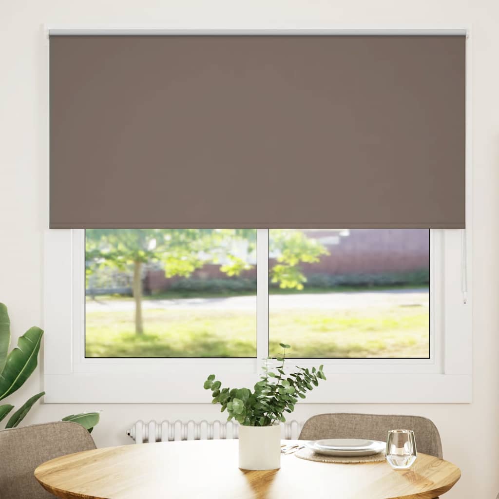 Verdunkelungsrollo Kaffeebraun 150x175 cm Stoffbreite 146,6 cm