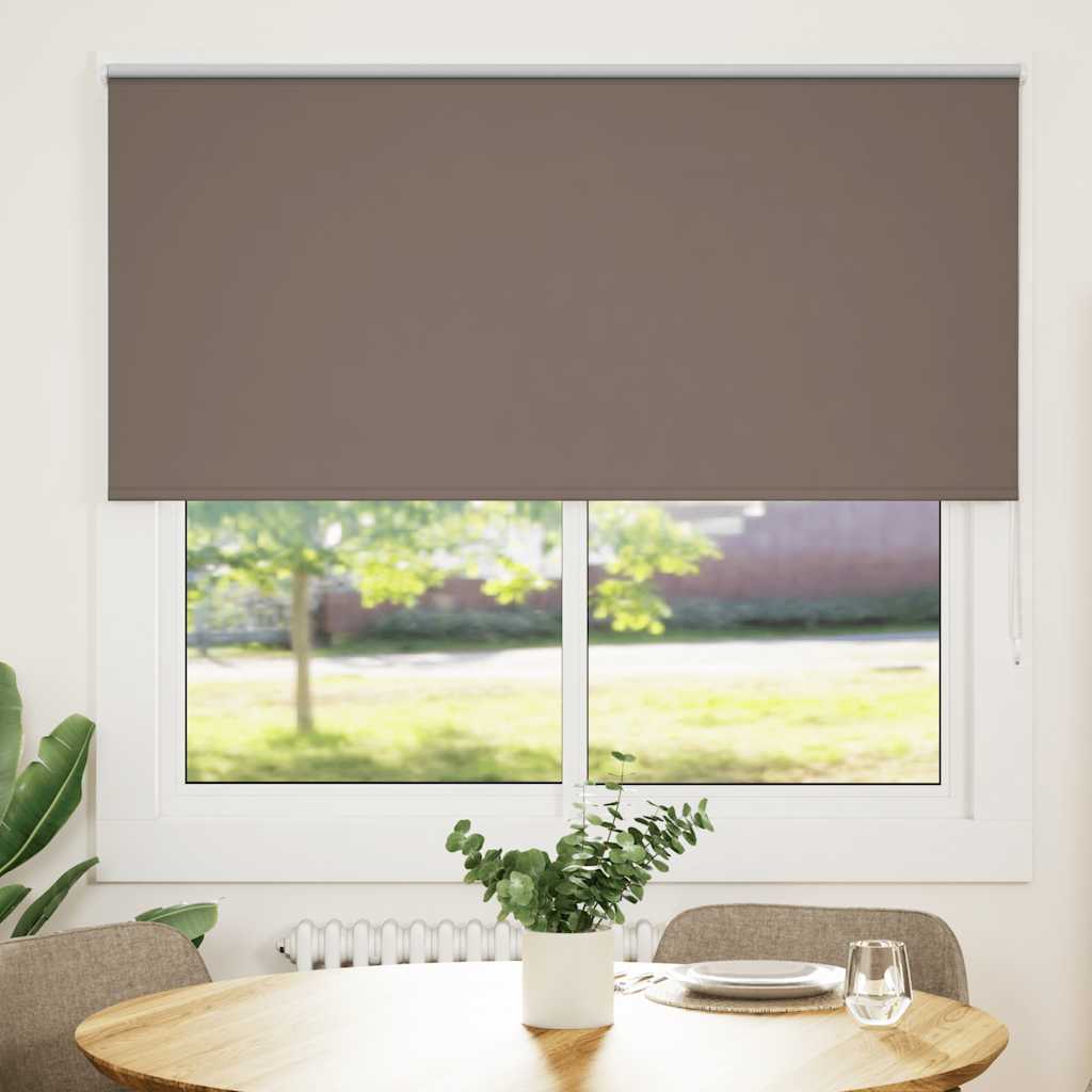 Store occultant Marron Café 165x175 cm Largeur du tissu 161,6 cm
