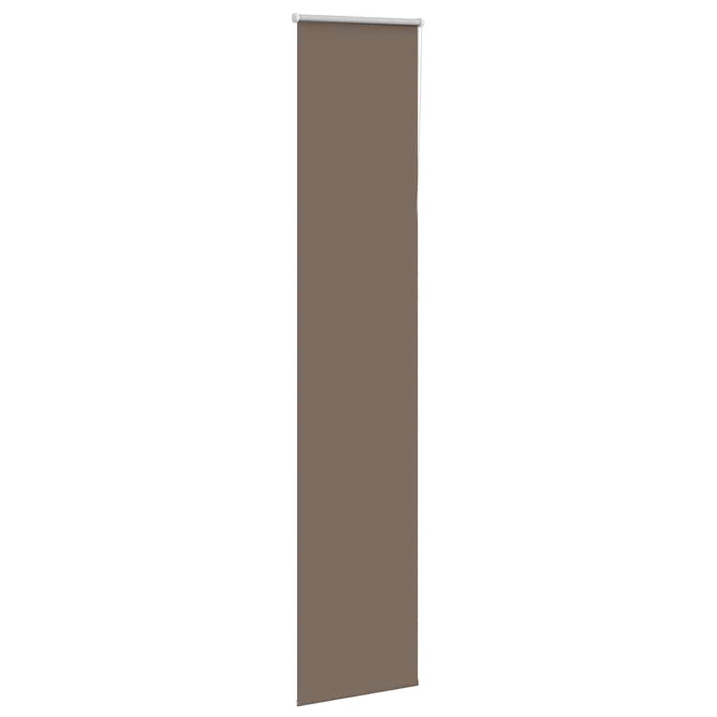 Blackout Roller Blind Coffee Brown 55x210cm Fabric width 50.7 cm