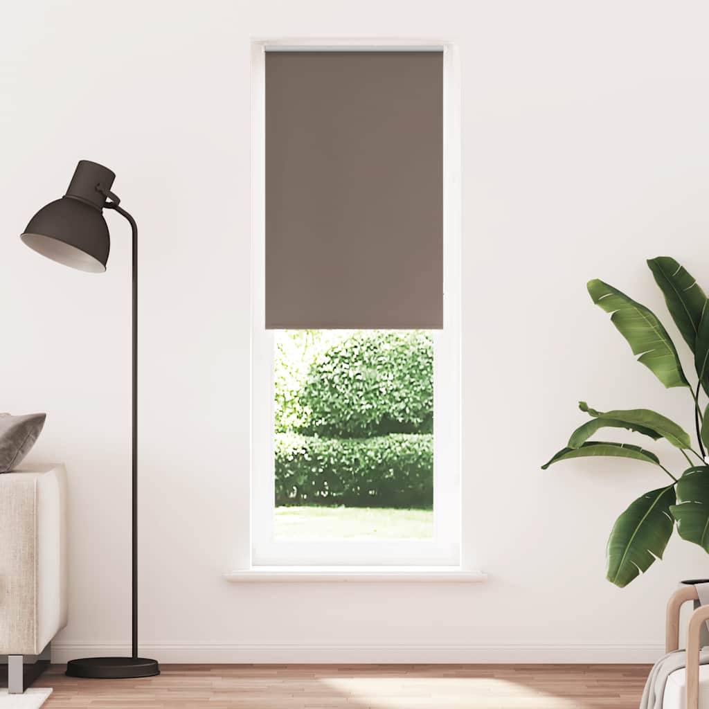 Store occultant marron café 65x210cm largeur de tissu 60,7 cm