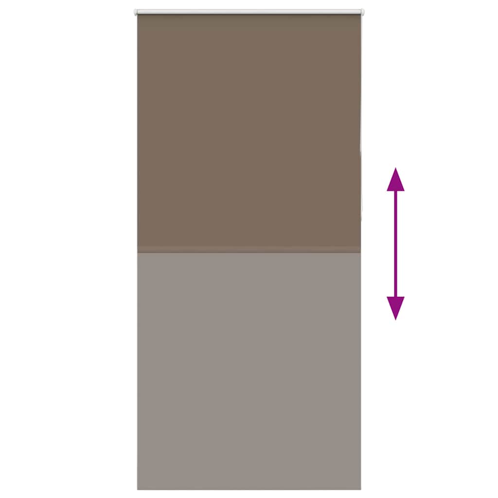 Verdunkelungsrollo Kaffeebraun 115x210 cm Stoffbreite 110,7 cm
