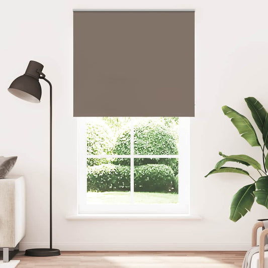 Blackout Blind Coffee Brown 130x210 cm Fabric width 126.6 cm