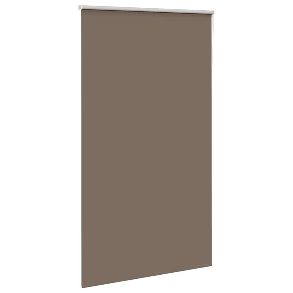 Store occultant marron café 140x210 cm largeur de tissu 136,6 cm