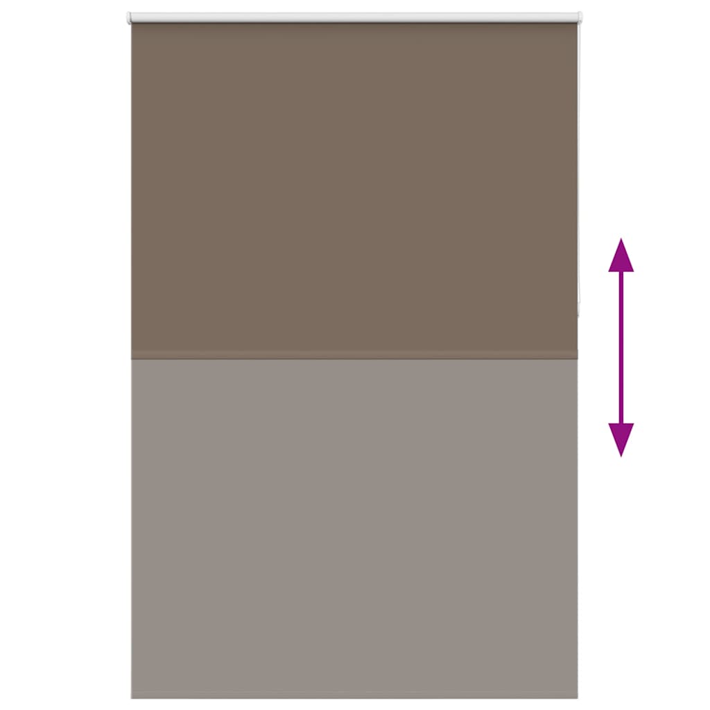 Blackout blind Coffee Brown 145x210 cm fabric width 141.6 cm