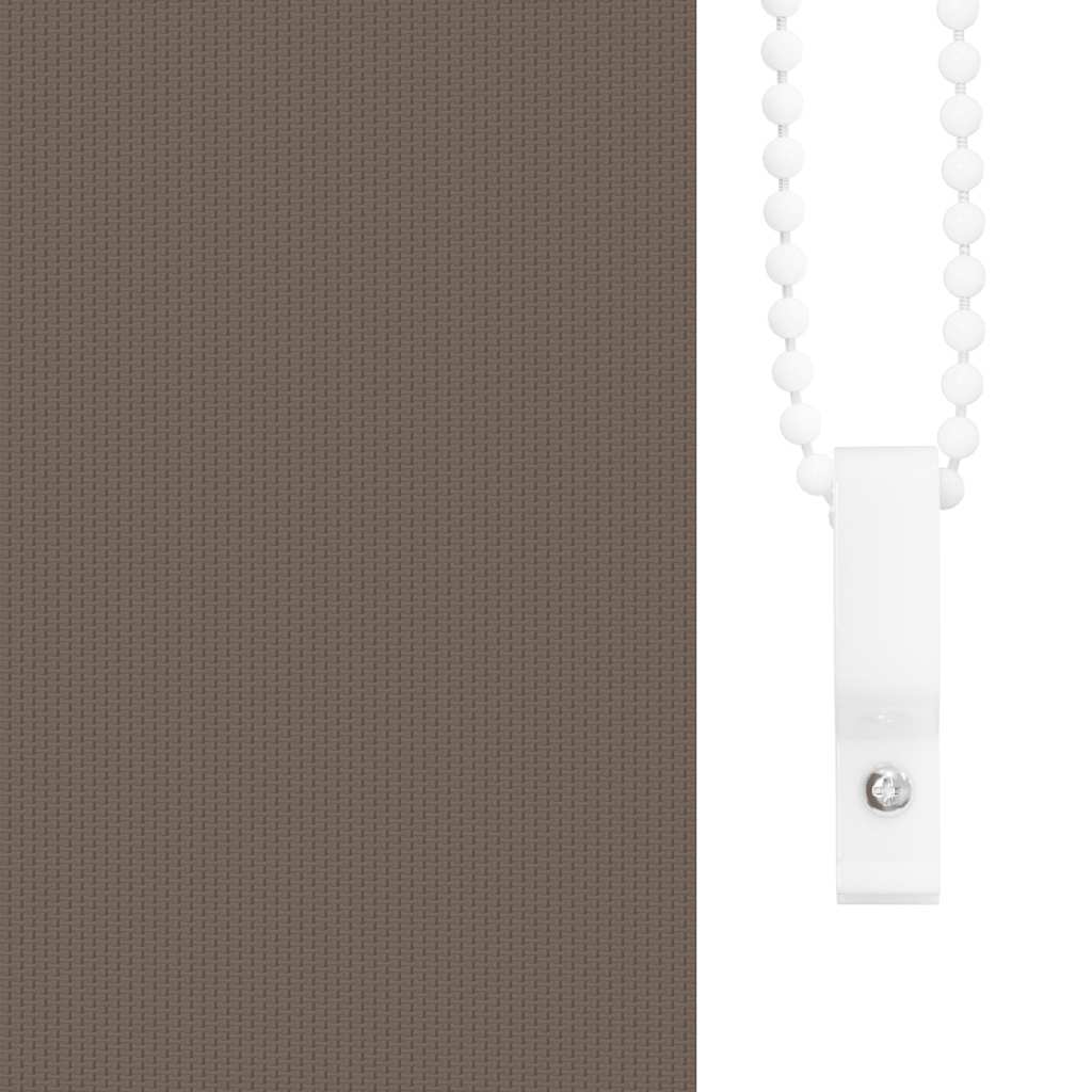 Blackout Roller Blind Coffee Brown 155x210 cm Fabric width 151.6 cm